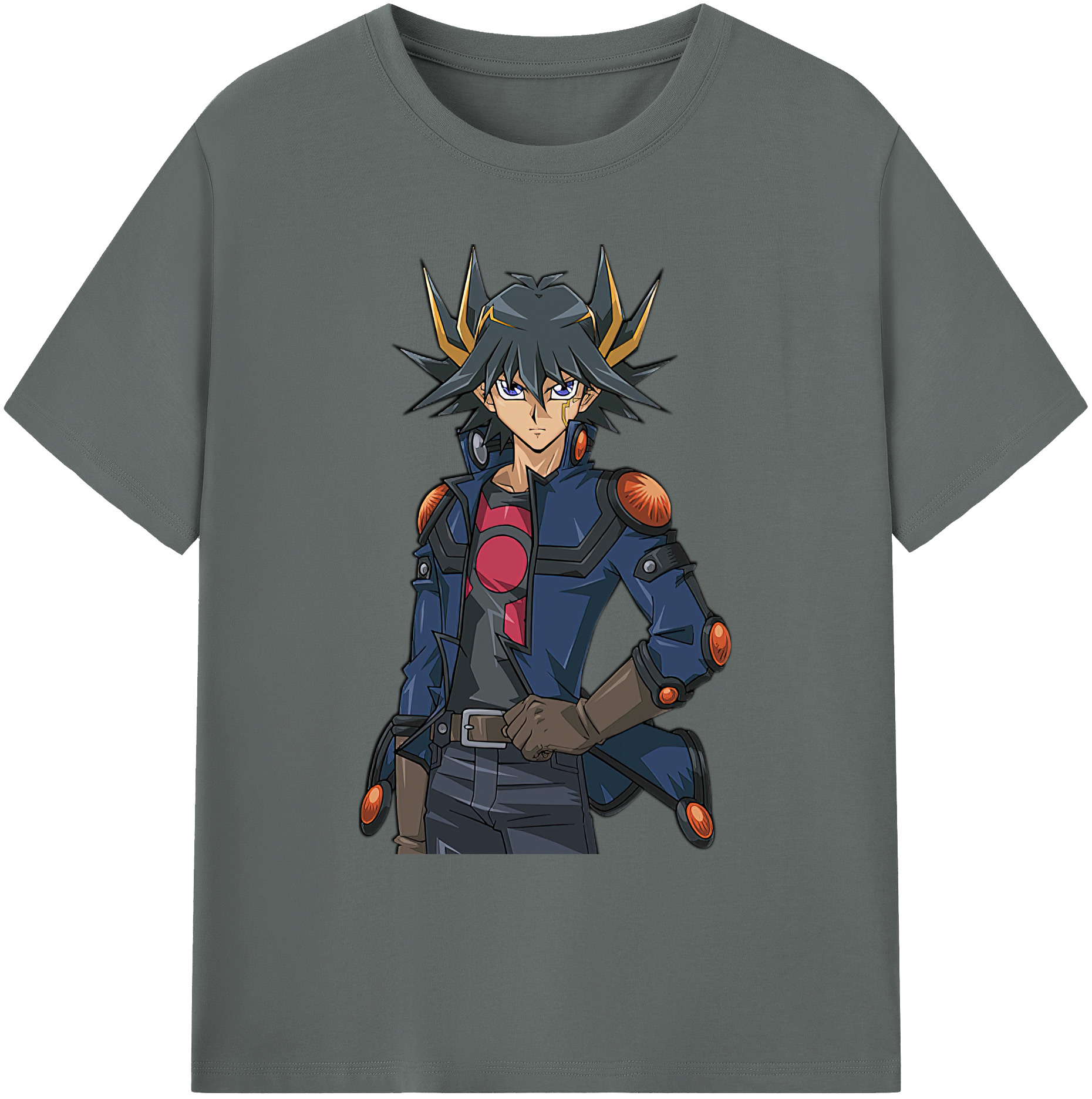 （画像用） 遊☆戯☆王 Yu-Gi-Oh! 綿100％ メンズ半袖Tシャツ｜肌触りやわらか＆通気性